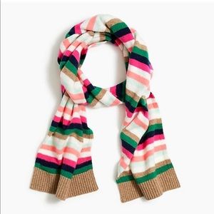 NWT J. Crew Factory Striped Scarf